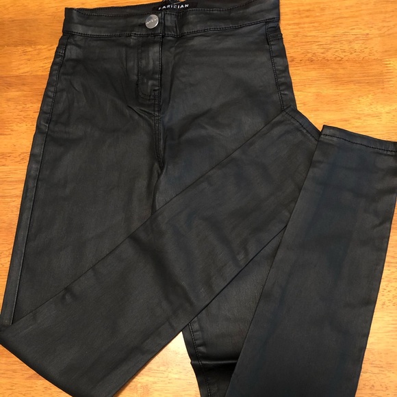 High Waist Black Jeggings LAST ONE - Picture 4 of 8